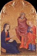 Simone Martini Jesus aterfinns in the sanctuary painting